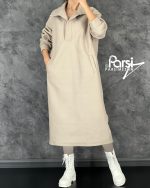 لانگ یقه‌دار
