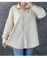 شومیز مانتویی ساده - تصویر 9
