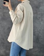 شومیز مانتویی ساده - تصویر 10