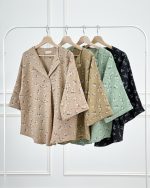شومیز گل گچی - تصویر 12