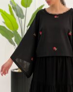 شومیز دامن خفاشی - تصویر 6