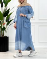پیراهن جین کاغذی - تصویر 4