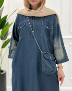 پیراهن جین کاغذی - تصویر 2