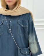 پیراهن جین کاغذی - تصویر 3