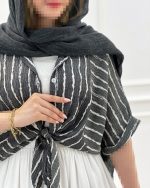 شومیز جلوگره المیرا - تصویر 4