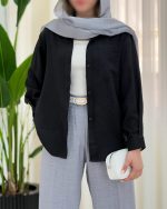 شومیز مانتویی رها - تصویر 7
