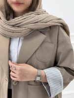 بارانی آستر راه راه - تصویر 6