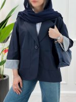 بارانی آستر راه راه - تصویر 8