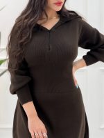 پیراهن نیم زیپ - تصویر 3