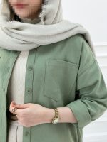 مانتو کتان ساده - تصویر 9