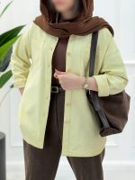 مانتو کتان ساده - تصویر 7
