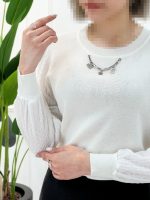 بلوز یقه کریستال - تصویر 3