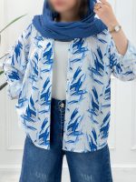 شومیز مانتویی آبرنگی - تصویر 12