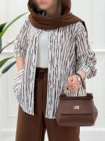 شومیز مانتویی دریا - تصویر 2
