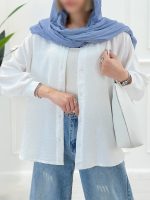 شومیز مانتویی نگارین - تصویر 8