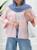 شومیز مانتویی شادی - تصویر 5
