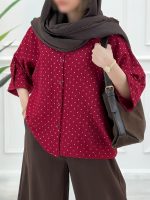 شومیز خالدار - تصویر 8