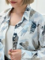 شومیز مانتویی قاصدک - تصویر 4