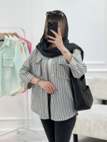 شومیز مانتویی مانلی - تصویر 7