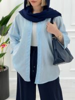 شومیز مانتویی ویدا - تصویر 8