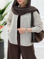شومیز مانتویی ماهلین - تصویر 9