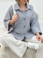 شومیز مانتویی هلینا - تصویر 4
