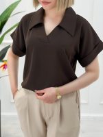 بلوز یقه دار