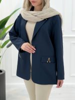 کت جناغی یقه وی