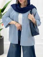 شومیز مانتویی آترین - تصویر 5