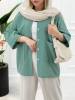 شومیز مانتویی آترین - تصویر 2