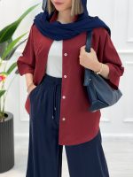 شومیز مانتویی ماهک - تصویر 5