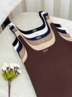 تاپ یقه خشتی