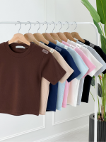 کراپ یقه گرد کشبافت