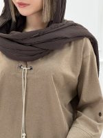 مانتو جلو بسته یقه پرچی - تصویر 6