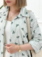 شومیز پاپیونی لیدیا - تصویر 7