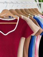 تیشرت بلند یقه دلبری - تصویر 6