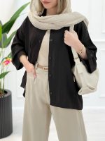 شومیز کوتاه ابرا - تصویر 8