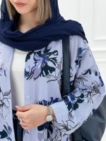 شومیز مانتویی گلدار - تصویر 4