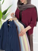 شومیز جلو دکمه آیدا