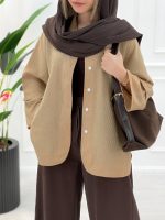 شومیز مانتویی پفکی - تصویر 4