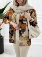 شومیز گلدار نلین