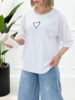 تیشرت دخترانه قلبی رکسانا - تصویر 10