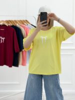 تیشرت دخترانه پاپیونی ماهرخ - تصویر 7