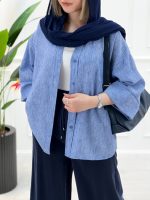 شومیز مانتویی نفس - تصویر 4