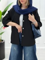 شومیز مانتویی سیلک