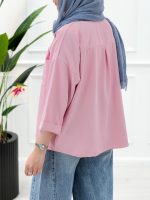 شومیز مانتویی سیلک - تصویر 9