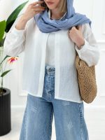 شومیز مانتویی شیشه‌ای - تصویر 10