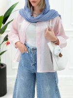 شومیز مانتویی شیشه‌ای - تصویر 3