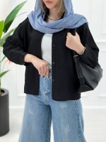 شومیز مانتویی شیشه‌ای - تصویر 8