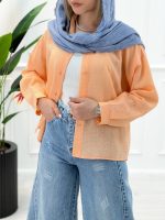 شومیز مانتویی شیشه‌ای - تصویر 9